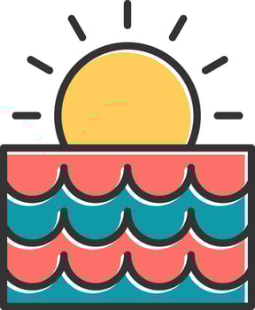 Sunrise Vector Icon
