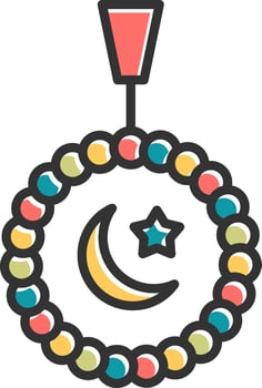 Tasbih Vector Icon