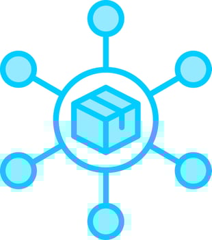 Distribution Center Vector Icon