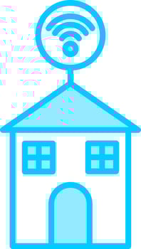 Smart House Vector Icon