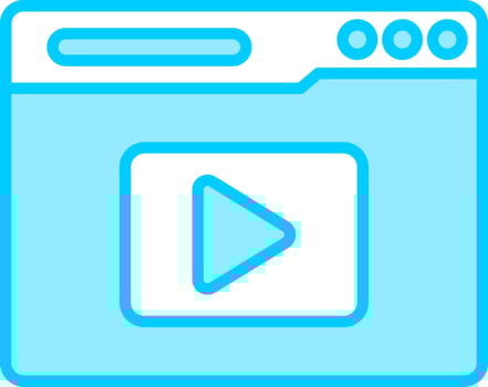 Video Streaming Vector Icon