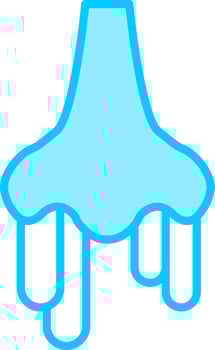 Runny Nose Vector Icon