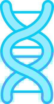 Dna Strand Vector Icon
