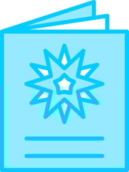 Greeting Card Vector Icon