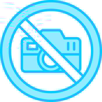No Camera Vector Icon