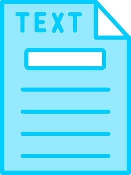 Text Vector Icon