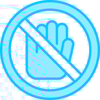 No Touch Vector Icon