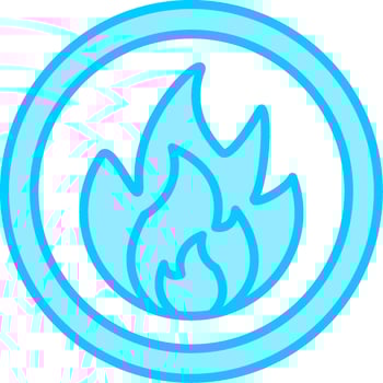 Flammable Vector Icon