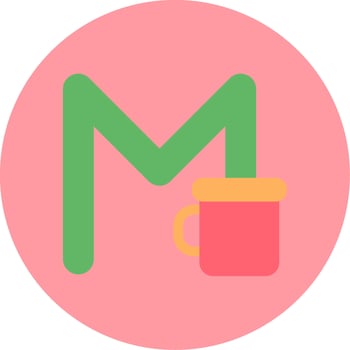 Capital M Vector Icon
