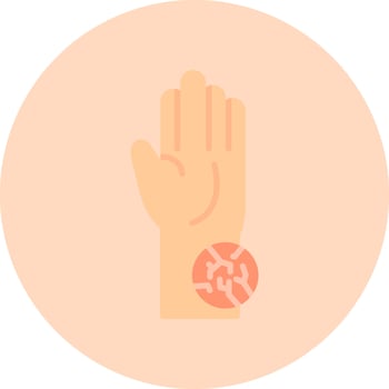 Dry Skin Vector Icon