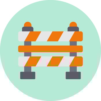 Barricade Vector Icon