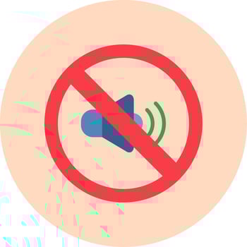 No Sound Vector Icon