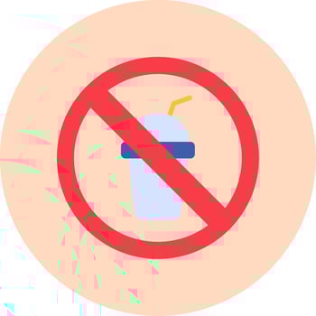 No Beverage Vector Icon