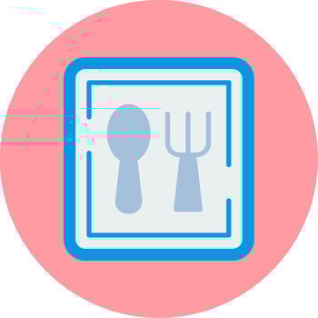 Restaurant Sign Vector Icon