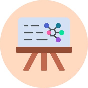 Science Presentation Vector Icon