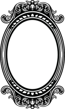 Mirror Vintage Frame vector
