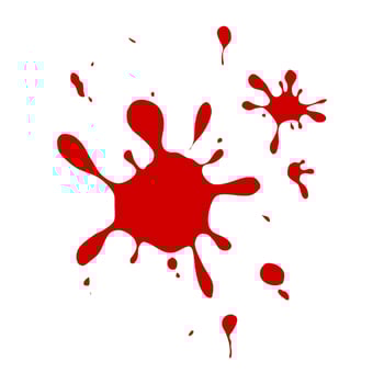 Blood Splatter Element vector