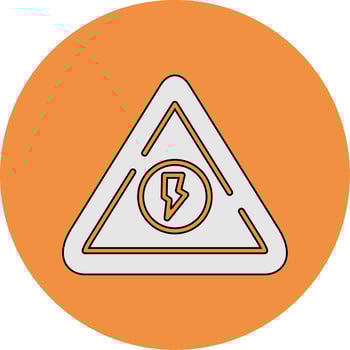 High Voltage Vector Icon