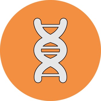 Dna Strand Vector Icon