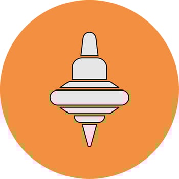 Spinning Top Vector Icon