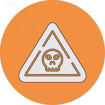 Danger Sign Vector Icon