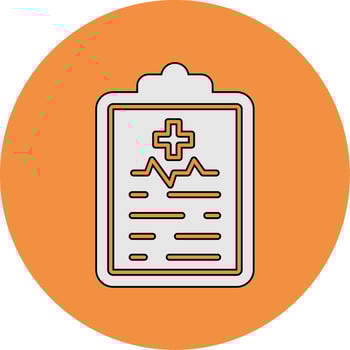 Medical Report Vector Icon