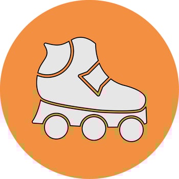 Roller Skate Vector Icon