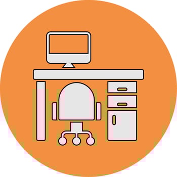 Workplace Vector Icon