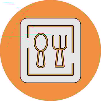 Restaurant Sign Vector Icon