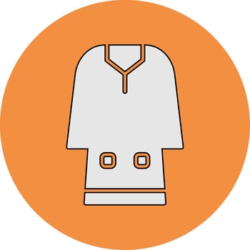 Djellaba Vector Icon