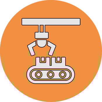 conveyor belt Vector Icon