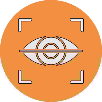 Eye Scan Vector Icon