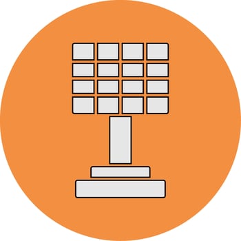 Solar Panel Vector Icon