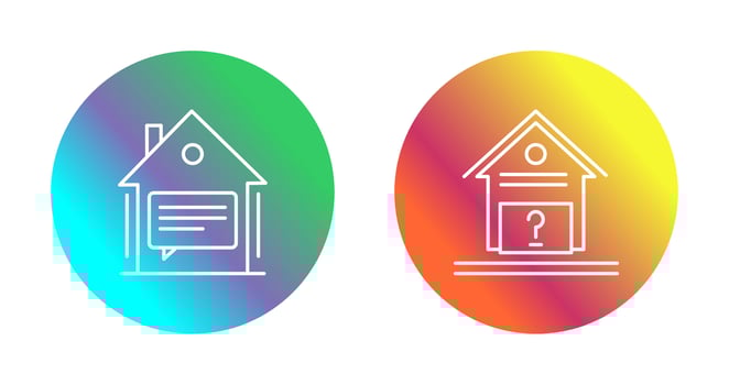 Message and Unknown Icon vector