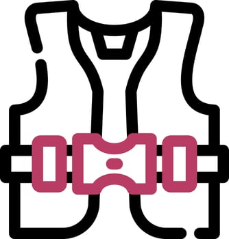 Life Jacket Creative Icon Design vector