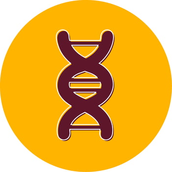 Dna Strand Vector Icon