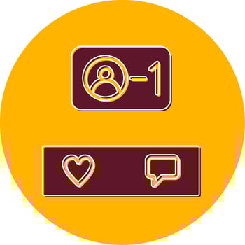 Unfollow Vector Icon
