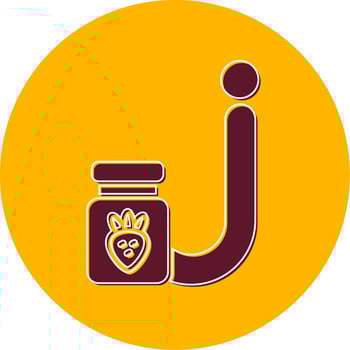 Small J Vector Icon