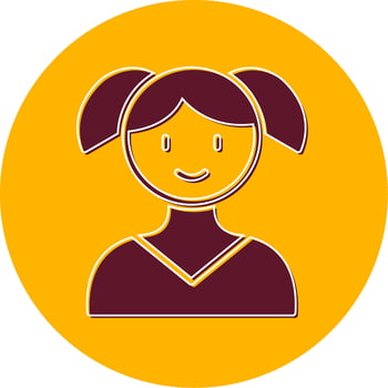 Girl Vector Icon