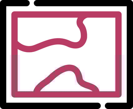 Map Creative Icon Design vector