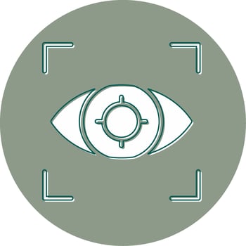 Eye Tracking Vector Icon