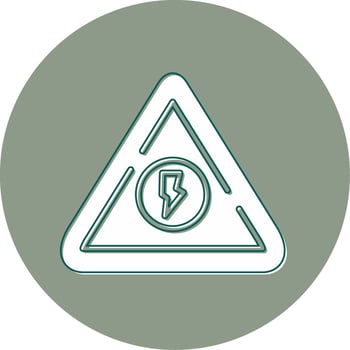 High Voltage Vector Icon