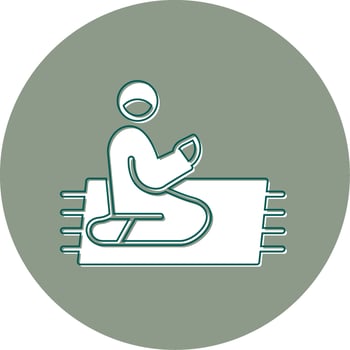 Pray Vector Icon