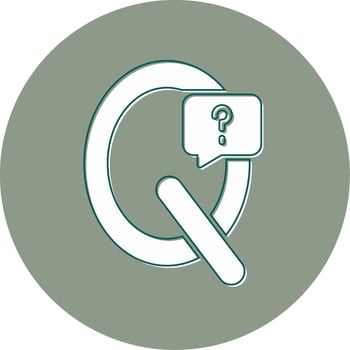 Capital Q Vector Icon