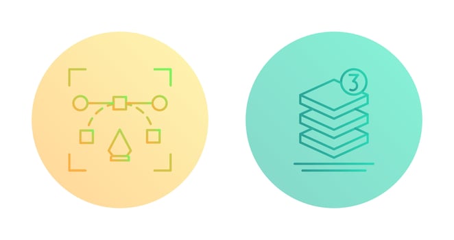 vector and layer Icon