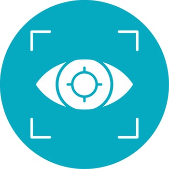 Eye Tracking Vector Icon