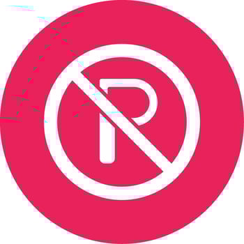 No Parking Vector Icon