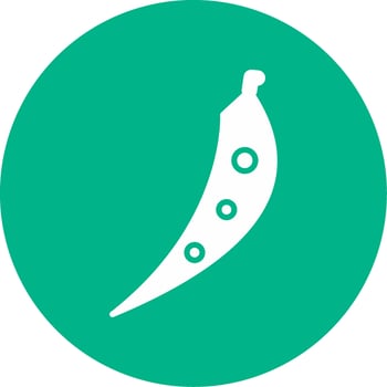 Green Beans Vector Icon