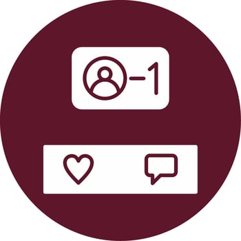 Unfollow Vector Icon