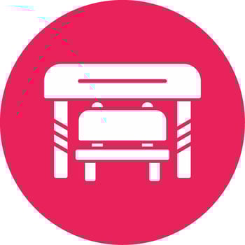 Bus Stop Vector Icon
